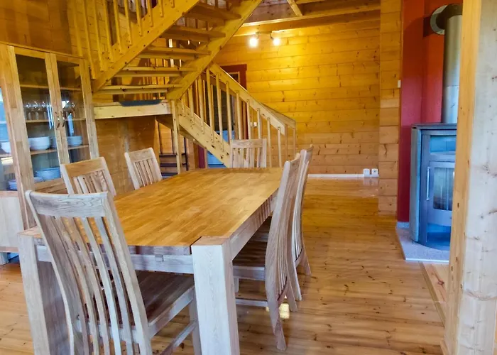 Holzblockhaus Franziska Semesterbostad *